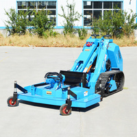 MS500 트랙 프론트 엔드 미니 로더 500KG 페이로드 스키드 스티어 로더