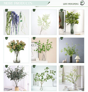 Nueva llegada plantas colgantes artificiales plástico verde sauces llorones rama <span class=keywords><strong>de</strong></span> árbol para la decoración interior del banquete <span class=keywords><strong>de</strong></span> boda - Product Image 6