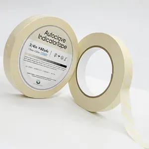 High Quality Surgical Medical Autoclave Steam Sterilization Indicator Tape For Crepe Paper Packaging