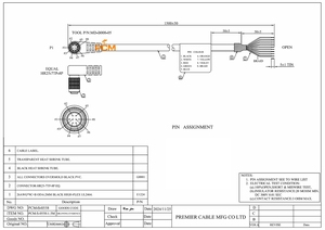 Hirose HR25-7TP-8P Male Elbow to Open End Power I/O Trigger <strong>GPIO</strong> Signal Cable for Cognex Omron SICK Dahua <strong>CCD</strong> Camera Sensor - Product Image 5