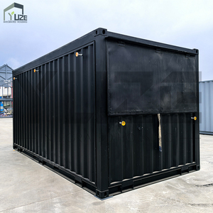 Bền màu đen ngoài trời Modular thép lưu trữ phòng dễ dàng thiết lập thời tiết vận chuyển container nhà - Product Image 1