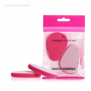 Teardrop Shape 2 in 1 Blender Foundation Makeup Sponge Flocking Puff