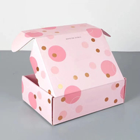 OEM Boîtes cadeaux d'expédition ondulée pliables à impression personnalisée avec logo pour cosmétiques, vêtements, bougies et chaussures