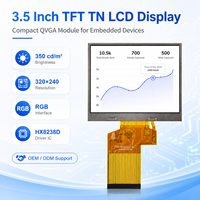 Module d'affichage LCD TFT personnalisé de remplacement LQ035NC111 de 3,5 pouces, 320x240, interface RGB, écran LCD HX8238D pour IHM industriel