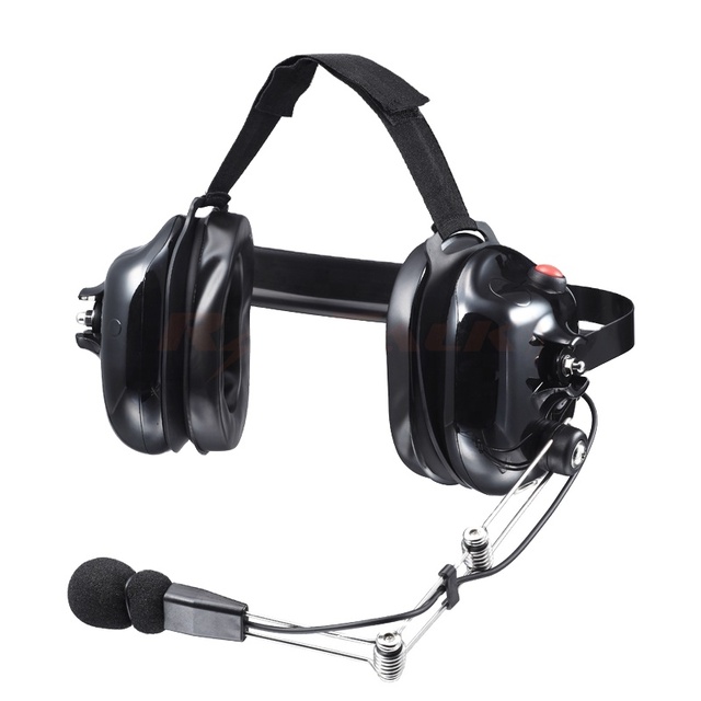 Walkie Talkie Headset Portable Heavy Duty motorola GP328 with In-Ear Headset 30km Range Two-Way radio microphone accessories