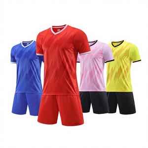 Uniformes de Fútbol Personalizados OEM, Conjuntos de Fútbol, Servicio OEM, Venta al Por Mayor, 100% Poliéster, Unisex, Adulto, Pantalones Cortos de Verano, Antibacterianos, de Secado Rápido - Product Image 1