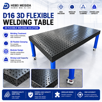 Table de soudage flexible 3D Mestarda D16, surface en acier Q355 nitruré, poste de travail modulaire pour le soudage, taille personnalisée disponible