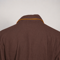 Peignoir en coton gaufré, pur coton, col châle, pour hommes, spa, hôtel, broderie personnalisée, OEM, vente en gros