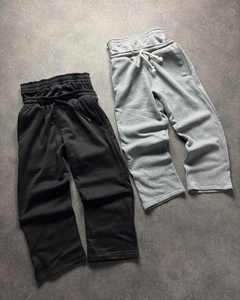 OEM Y2k <span class=keywords><strong>pantaloni</strong></span> da <span class=keywords><strong>uomo</strong></span> oversize <span class=keywords><strong>con</strong></span> coulisse <span class=keywords><strong>pantaloni</strong></span> Streetwear dritti impilati doppio <span class=keywords><strong>elastico</strong></span> <span class=keywords><strong>in</strong></span> <span class=keywords><strong>vita</strong></span> 100% cotone - Product Image 1