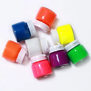 GP New Package Bright Color Body Paint Washable Neon UV Fluorescent Cream Face Body Paint Color For Body Painting