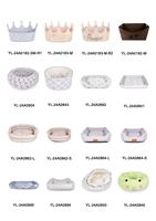 Panier tissé à la main en coton ESIVON pour animaux (chats, chiens) – Écologique, moderne, couleur personnalisable, multifonctionnel