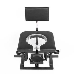 BANSEY Adjustable Toilet Bondage Chair with Neck Lock Sedia bondage Banco de sumision Kniebank Adult Bondage <b>Furniture</b> - Product Image 5