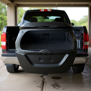 ฝาปิดท้ายรถกระบะพลาสติกสีดำ สำหรับรถกระบะปี 14-17 อะไหล่ตกแต่งด้านหลัง - Product Image 2