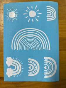 Pochoirs en maille réutilisables personnalisés à sérigraphie autocollants pour le bois, le <span class=keywords><strong>tissu</strong></span>, le verre, la céramique et l'argile polymère - Product Image 2