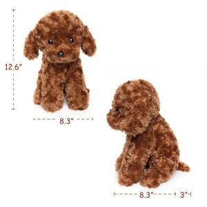 Giocattolo per Cani in Peluche Morbido Marrone all'Ingrosso, Cucciolo Realistico Imbottito per Bambini, Sconti per Grandi Quantità su Richiesta - Product Image 3