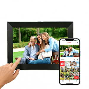 Cadre <span class=keywords><strong>photo</strong></span> numérique Frameo 10,1 pouces <span class=keywords><strong>avec</strong></span> système Android, cloud privé et application pour un partage familial sécurisé - Product Image 1