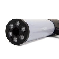 Pistola de CO2 LED RGB Portátil, Máquina de Humo con 6 LED, Efectos de Escenario, Clasificación IP33, Batería de Litio para Fiestas, Bodas, Eventos, DJ, Discotecas, Clubes