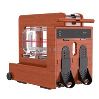 Jujsong Tmax — Machine à rames intelligente pliable en bois, appareil de sport à domicile, résistance à l'eau