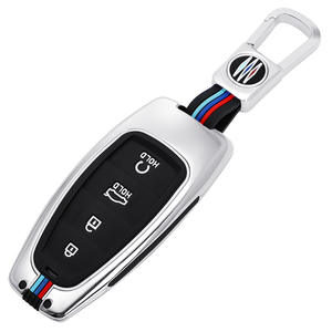 Étui pour clé de voiture en alliage de zinc pour Hyundai Tucson Nx4 2020 2021 2022 2023 Accessoires Porte-clés Protection automobile Pièces de style - Product Image 5