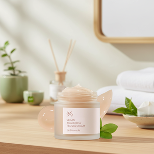 Dr.Ceuracle Vegan Kombucha Tea Gel Cream-Hecho en Corea Crema facial Brillo Calmante Nutritiva Cosméticos coreanos para el cuidado de la piel - Product Image 3