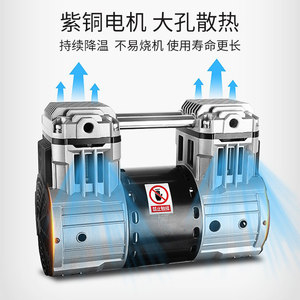 Compresor de Aire Dongcheng 10L 30L 50L Sin Aceite Silencioso con Regulación de Velocidad Continua - Product Image 2