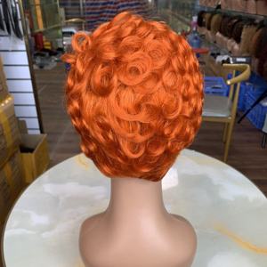 Peluca de Cabello Humano Corto Tipo Bob, Hecha a Máquina, en Cinco Colores Diferentes, Económica - Product Image 4