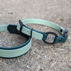 ปลอกคอสุนัขกันน้ำ ทนทาน ผลิตจาก <span class=keywords><strong>Bio</strong></span> PVC ซิลิโคน สายจูงสุนัขแบบกำหนดเอง ขายส่งปลอกคอสุนัขสุดหรูแบบยุทธวิธี พร้อมหัวเข็มขัด - Product Image 6