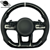 Nouveau volant en cuir pour Mercedes-Benz pour les modèles W223/W213/206/W222/GLC/X253/C253/CLA W117 GLE/CLS avec matériaux PU/PVC
