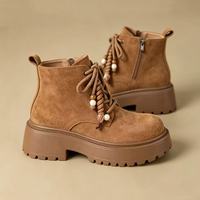 Bottines à plateforme rehaussantes pour femmes, Nouveautés Automne 2026, Best-sellers Internet, Attrape-regards