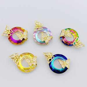 Jml ขายส่ง14K สร้อยคอจี้ผีเสื้อชุบทองสำหรับเด็กเครื่องประดับแฟชั่นประกายเพทายทองเหลือง laminado de Oro - Product Image 3