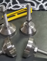 Pieds de support en acier inoxydable 304, pieds de support pour machines lourdes, pieds de machine, pieds d'ancrage fixes de 40 mm, pieds à réglage par vis