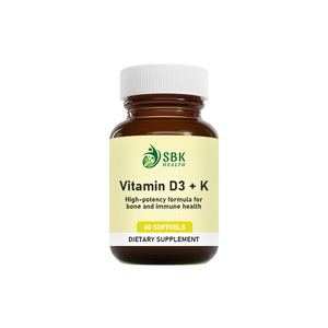 Best Selling Vitamin D3 K Softgels with Vitamin D Bone and Teeth Health High Potency Formula For Bone and Immune Health Softgels - Product Image 1