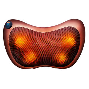 2024 Venta caliente masajeador de hombros y cuello almohada de masaje portátil calefacción Shiatsu Oficina hogar coche viaje masajeador con calor - Product Image 1