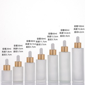 15ml 30ml 50ml 100ml 120ml Flat Shoulder Glass <b>Dropper</b> <b>Bottle</b> Custom Color Skin Care Essential Oil Cosmetic Serum <b>Dropper</b> <b>Bottle</b> - Product Image 6