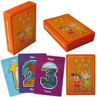 Cartes de jeu éducatives pour enfants et adolescents, respectueuses de l'environnement, 63x88mm, vernis brillant, certifiées ISO9001