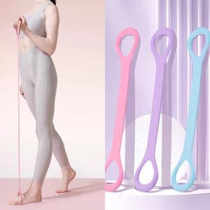 Bande de résistance en forme de huit pour le fitness féminin – Ceinture élastique d'exercice pour la maison, les épaules et le dos, idéale pour le yoga - Product Image 3