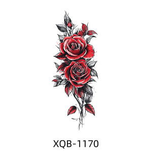 Nouvelles Tatuages Temporaires Demi-Armes à Transfert d'Eau 2026 – Motifs Floraux Réalistes et Papillons Colorés Personnalisables - Product Image 6