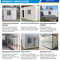 Casa Container Pieghevole a Forma di Z X per Installazione Rapida, Prefabbricata per Cantieri Edili e Magazzini