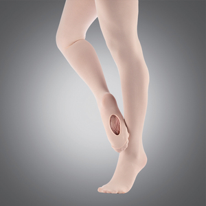 Precio bajo de fábrica En stock Muestra gratis Medias de ballet convertibles con medias de baile con agujeros - Product Image 5