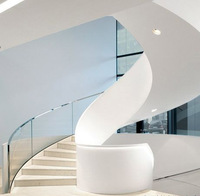 D'escalier incurvés, en marbre, avec led, lumières led, incurvées, pour escaliers, pièces