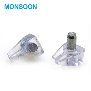 Đồ nội thất phần cứng có thể điều chỉnh Hidden Kệ hỗ trợ pin Bracket nhựa Closet Kệ hỗ trợ - Product Image 3