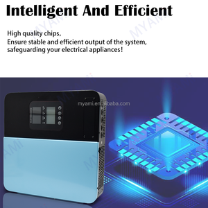 मामी 3kw 12v 24v 48 बनाम 60 बनाम 72 वी 6 ऑफ-ग्रिड एकल चरण शुद्ध साइन वेव हाइब्रिड सौर इनवर्टर एक घर में उपयोग में - Product Image 5