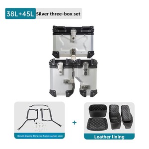 Supporto Laterale per Moto in Lega di Alluminio, Staffa per Tre Bauletti, Lato Destro, per Benelli TRK502X Adventure <span class=keywords><strong>Bike</strong></span> - Product Image 3