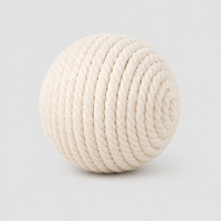 Jouet pour animaux de compagnie en corde de coton solide AROMA, taille 6 cm, résistant aux rayures, pour chiens, oiseaux et chats, vente en gros