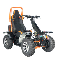 Scooter électrique pliable tout-terrain 60V 50Ah avec batterie au lithium, 4 roues, moteur quad, pour personnes âgées, scooter de mobilité pour adultes