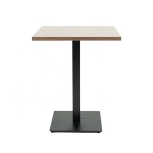 Nhà Cung Cấp Hàng Đầu Phong Cách Hiện Đại Vuông Và Vòng Bàn Ăn Với Cơ Sở Kim Loại Hpl Laminate Nhà Hàng Bàn Ăn Cafe Đồ Nội Thất - Product Image 5