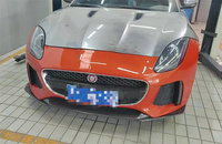 Parachoques delantero de fibra de vidrio, accesorio SVR personalizado, para carrocería tipo F de Jaguar, 2013-2019