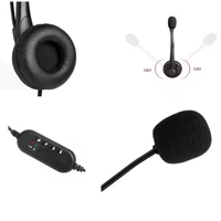 Mikrofon Opptel Headset 3.5 untuk PC atau telepon darat