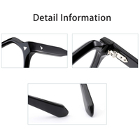 Rétro noir rouge polygone petit carré acétate femmes lunettes de soleil rétro Rivets hommes nuances luxe mode lunettes de soleil VG66037S