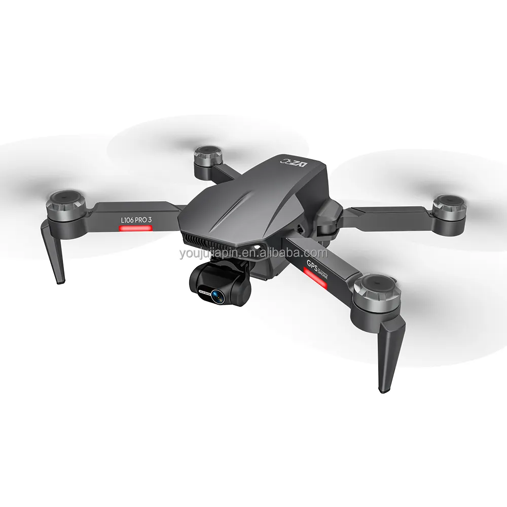 NEW L106 Pro 3 GPS 5G WIFI Mini RC Drone Folding Four-axis Drone 4K HD Camera Gimbal High-definition Pro Drone FPV kit